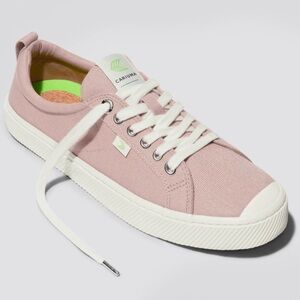 Cariuma OCA Low Pink Rose Comfort Canvas Sneakers